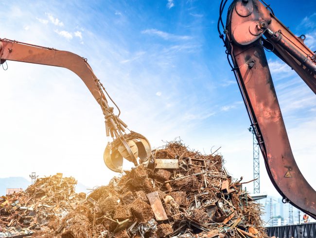 Reciclaje chatarra metalica SCRAPYARD